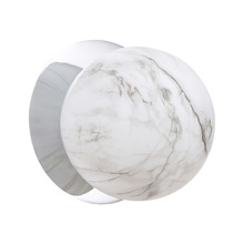 Lassie Marble Opal Glass Warm White LED Outdoor Wall Light